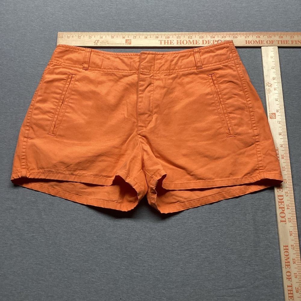 Polo Jeans Co Ralph Lauren Shorts Womens 6 Orange Y2K Canvas Utility Chino